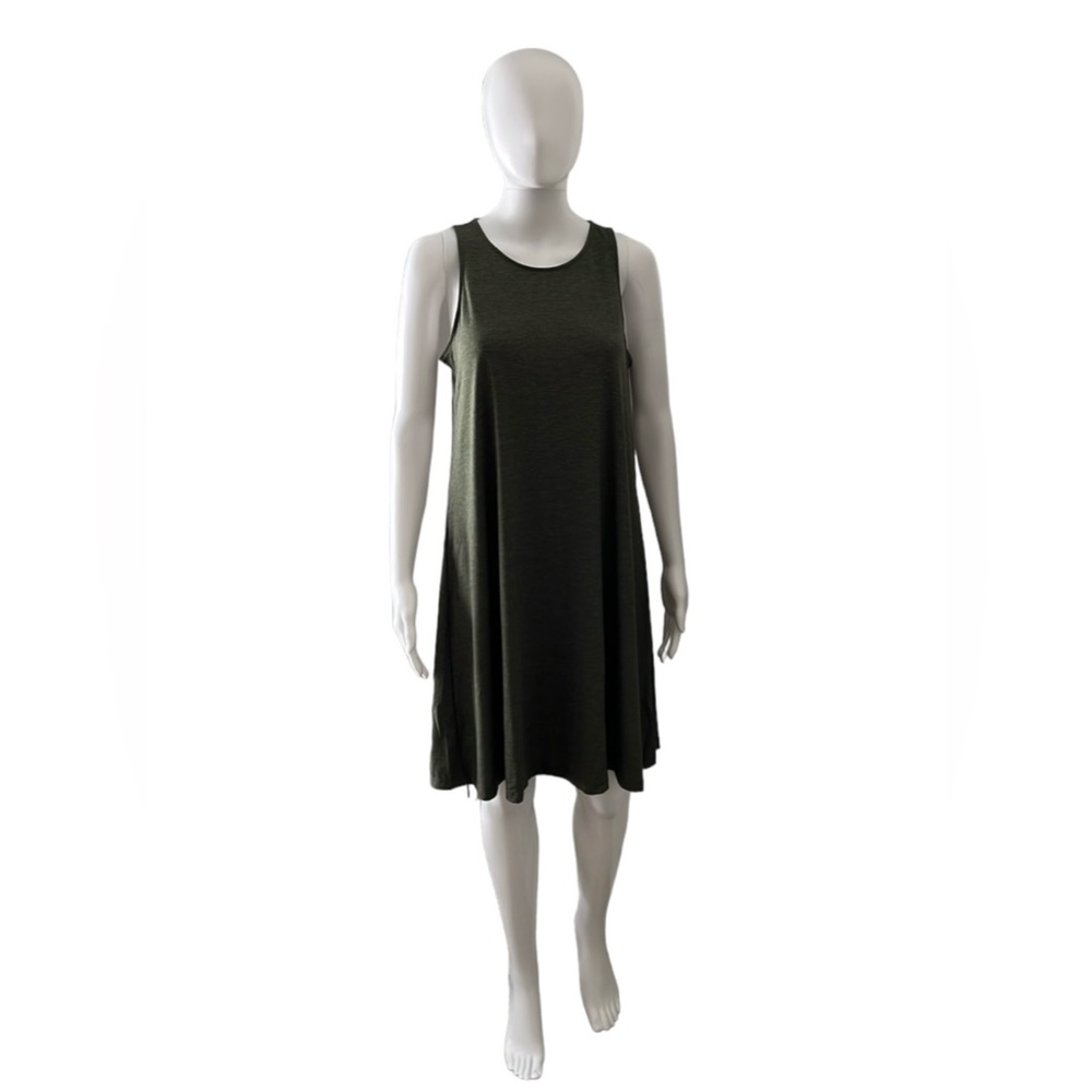Old Navy Olive Green Sleeveless Jersey Dress Size M